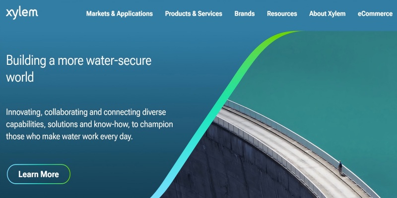 Xylem Website Top 10 Water Treatment Companies in the World - Tonglida